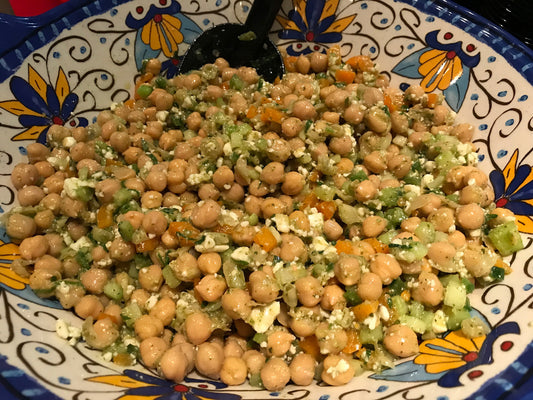 Jalapeño & Garbanzo Bean Salad